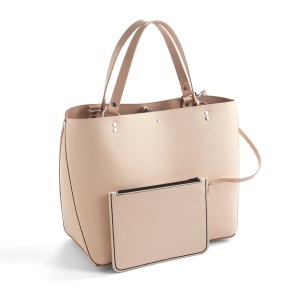 Kit geanta tote Charlotte din piele vegetala Tandy Leather, cu trusa cosmetice