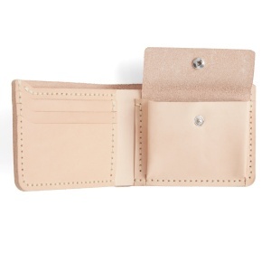 Kit portofel bi-pliat Explorer din piele vegetala Tandy Leather, 12 x 8,9 x 3,8 cm - imagine 5