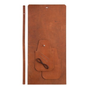 Kit trusa de toaleta Tacoma din piele Tandy Leather, 23 x 12 x 9,5 cm - imagine 4