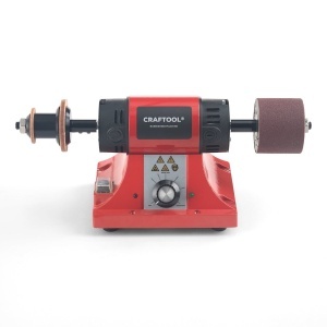 Masina de slefuit si lustruit margini piele Craftool Burnishing Machine, varianta UK - Tandy Leather 3972-23 - Img 4