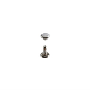 Nituri mini cu cap dublu nichelate, set 100 buc - Tandy Leather - Img 2