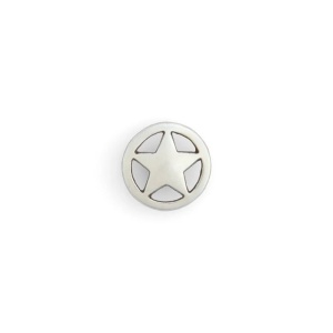 Ornamente Stea placate cu argint Tandy Leather SUA - Img 5