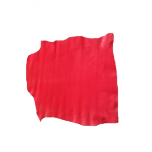 Piele Nappa Rosu Lucios pentru Proiecte Mici - Piele Naturala (cod NAP 79) - Img 2
