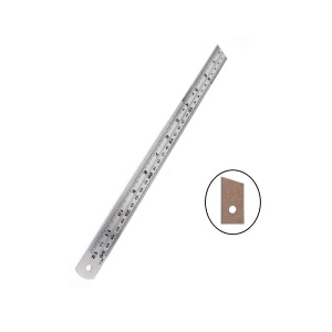 Rigla cu talpa de pluta 30 cm