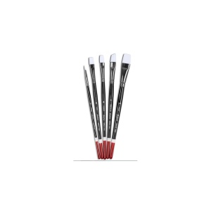 Set pensule Angelus pentru vopsele acrilice pe piele, 5 bucati - Tandy Leather 2812-06 - Img 6