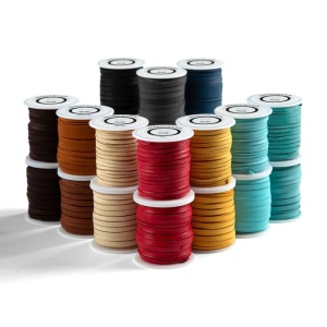 Sireturi din piele de caprioara, 3mm/15.2m, Tandy Leather USA