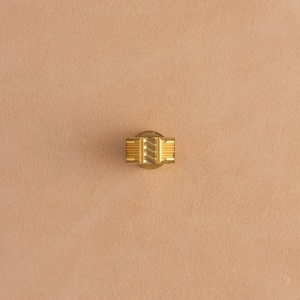 Stanta de embosare din alama, model impletitura cos cu franghie (Rope Basket Weave) - Tandy Leather 8900-17 - Img 3