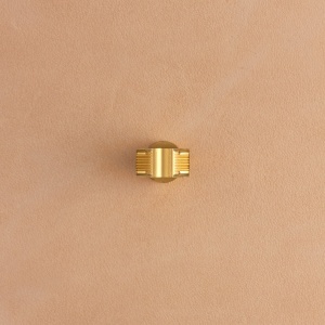 Stanta de embosare din alama, model impletitura cos goala (Hollow Basket Weave) - Tandy Leather 8900-20 - Img 3