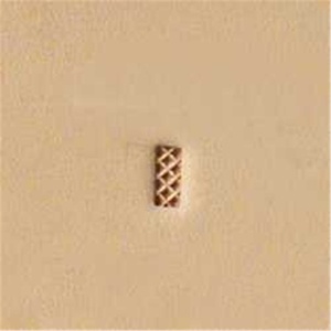 Stanta de embosare piele Craftool A889 (background dreptunghi cu patratele) - Tandy Leather 6889-00 - Img 2