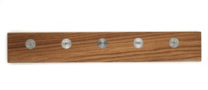 Suport prindere brelocuri chei cu sistem de fixare LOXX , Wood Oak - Img 1