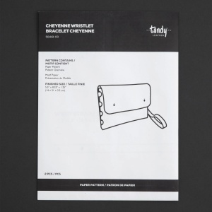 Tipar hartie geanta de mana (wristlet) Cheyenne (Cheyenne Wristlet) - Tandy Leather 56419-00 - Img 3
