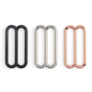 Trecatori (strap slides), nichel 50 mm sau cupru 25-38 mm, set 2 buc - Tandy Leather - imagine 5