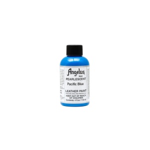 Vopsea acrilica Angelus perlata (Pearlescent) pentru piele, 118 ml - Img 3