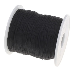 Ata 1mm neagra semicerata pentru cusut piele manual sau la masina, ITALIA - Img 2