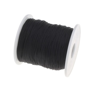Ata 1mm neagra semicerata pentru cusut piele manual sau la masina. - Img 2