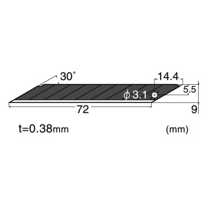 BA-15P Set 10 lame cutter segmentate negre de tip A varf 30°- 9mm, NT Cutter - Img 4