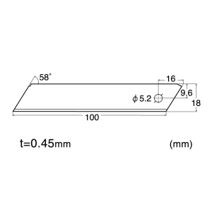 BL-3000-10 Set 10 lame cutter nesegmentate de tip L- 18mm, NT Cutter - Img 4