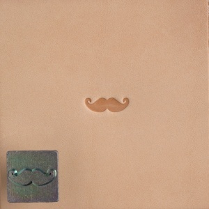 Cap de stanta de embosare 2D Craftool Mini, model mustata (Moustache) - Tandy Leather 8854-00
