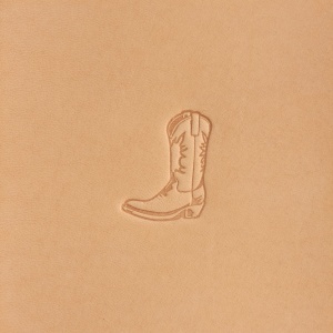 Cap de stanta de embosare 3D Craftool, model bocanc de cowboy, stanga (Cowboy Boot (Left)) - Tandy Leather 8466-02 - Img 6