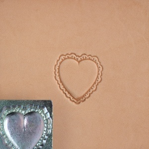 Cap de stanta de embosare 3D Craftool, model inima (Heart) - Tandy Leather 88332-00