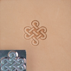 Cap de stanta de embosare 3D Craftool, model nod celtic (Celtic Knot) - Tandy Leather 8589-00