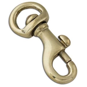 Carabina mica cu arc pentru barete de 10 mm, placata cu cupru - Tandy Leather 1155-01 - imagine 2