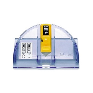 Cutter profesional de passepartout OLFA MC-45/2B Japonia, taiere la 45°, 2 lame - Img 2