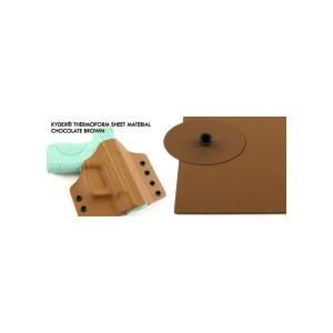 Foaie de KYDEX COYOTE BROWN - 2.36mm grosime - Img 6