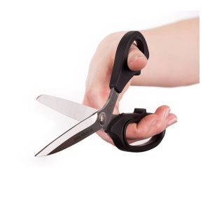 Foarfeca profesionala pentru croitorie KAI Japonia, micro-zimtata, 21 cm - Img 8