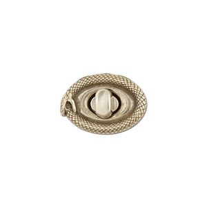 Incuietoare ovala Infinity Snake, nichelata – Tandy Leather (SUA) - Img 2