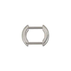Inel cu capete arcuite pentru barete de 25 mm, nichelat - Tandy Leather - Img 6