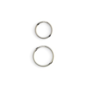 Inele despicate mici 13 si 16 mm, fara nichel, set 10 buc - Tandy Leather