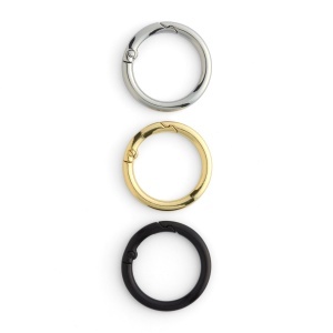 Inele O cu arc (Spring Gate), set 6 buc, 13-38 mm - Tandy Leather