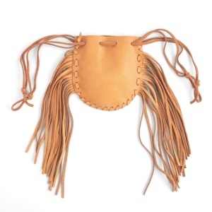 Kit borseta cu franjuri Carole din piele Tandy Leather, 13 x 15 cm
