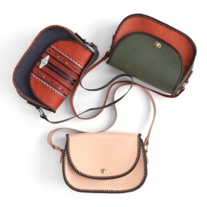 Kit geanta de mana Revival din piele vegetala Tandy Leather, cu buzunar cu fermoar - imagine 2