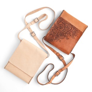 Kit geanta postas verticala din piele Tandy Leather, 23,5 x 28 x 3 cm - imagine 2