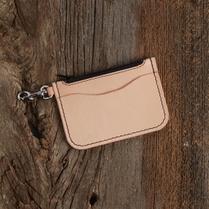 Kit portmoneu Oxford din piele vegetala Tandy Leather, cu carabina, 12,7 x 8,9 cm - imagine 6