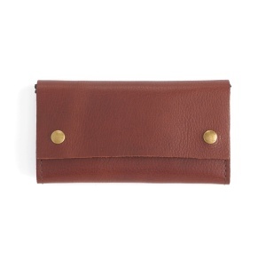 Kit portofel Surveyor Bison din piele de bizon Tandy Leather, cu fermoar, 17,8 x 9,5 cm