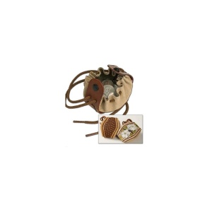Kit saculet pentru monede cu snur din piele Tandy Leather, 5,7 x 7,3 cm - Img 9