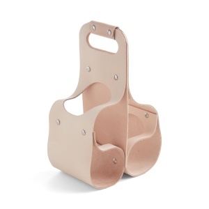 Kit suport din piele pentru sticla de vin Tandy Leather - imagine 3