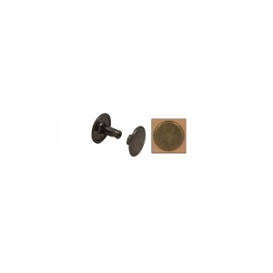 Nituri cu cap dublu lat 13 mm, finisaj alama antica, set 100 buc - Tandy Leather - Img 3