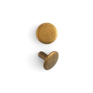 Nituri cu cap dublu lat 13 mm, finisaj gunmetal mat, set 100 buc - Tandy Leather - imagine 7