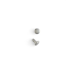 Nituri mini cu cap dublu nichelate, set 100 buc - Tandy Leather - Img 3