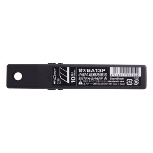 NT Cutter BA-13P Set 10 Lame Negre Segmentate 9mm - Img 5