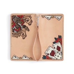Sablon reutilizabil Craftaid, model poker (Poker Face) pentru modelaj piele - Tandy Leather 76653-00 - Img 5