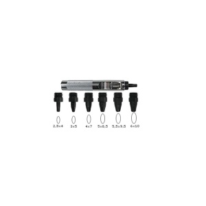 Set preducele ovale pentru pielarie 2.5-6 mm, Leder Haus - Img 3