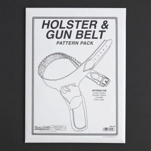 Set tipare pentru tocuri de pistol si centuri (Holster & Gun Belt Pattern Pack) - Tandy Leather 6031-00