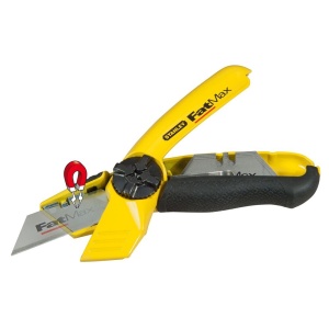 Stanley 0-10-780, Cutter cu lama fixa FatMax, 170mm + 5 lame trapezoidale 19mm - Img 4