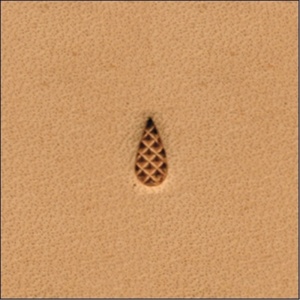 Stanta de embosare piele Craftool A104 (background picatura cu patratele) - Tandy Leather 6104-00 - Img 2