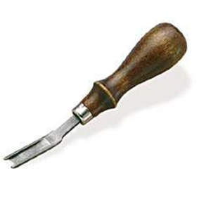 Tesitor si razuitor tip francez pentru piele French Edge Skiving Tool - Tandy Leather - Img 2